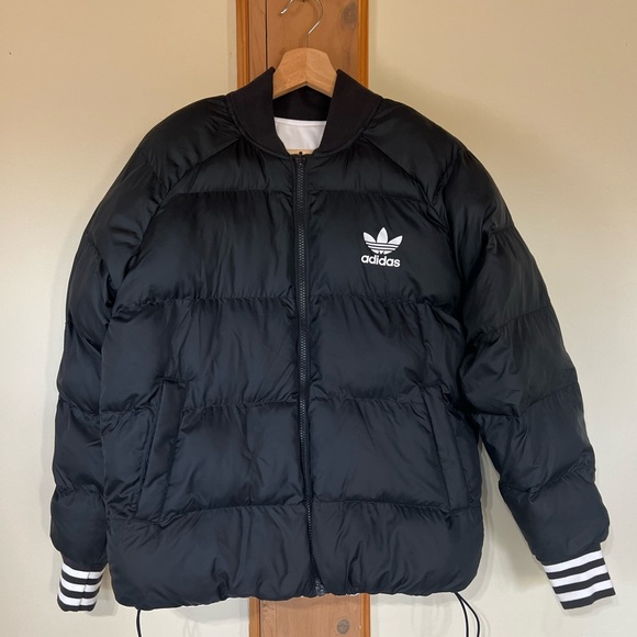adidas | Jackets & Coats | Adidas Reversible Puffer Jacket Men S Bubble ...